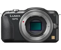 Panasonic Lumix G DMC-GF5W - Cámara digital - sin espejo - 12.1 MP - Cuatro tercios - 3x zoom óptico lentes de 14-42 mm y 14 mm - negro